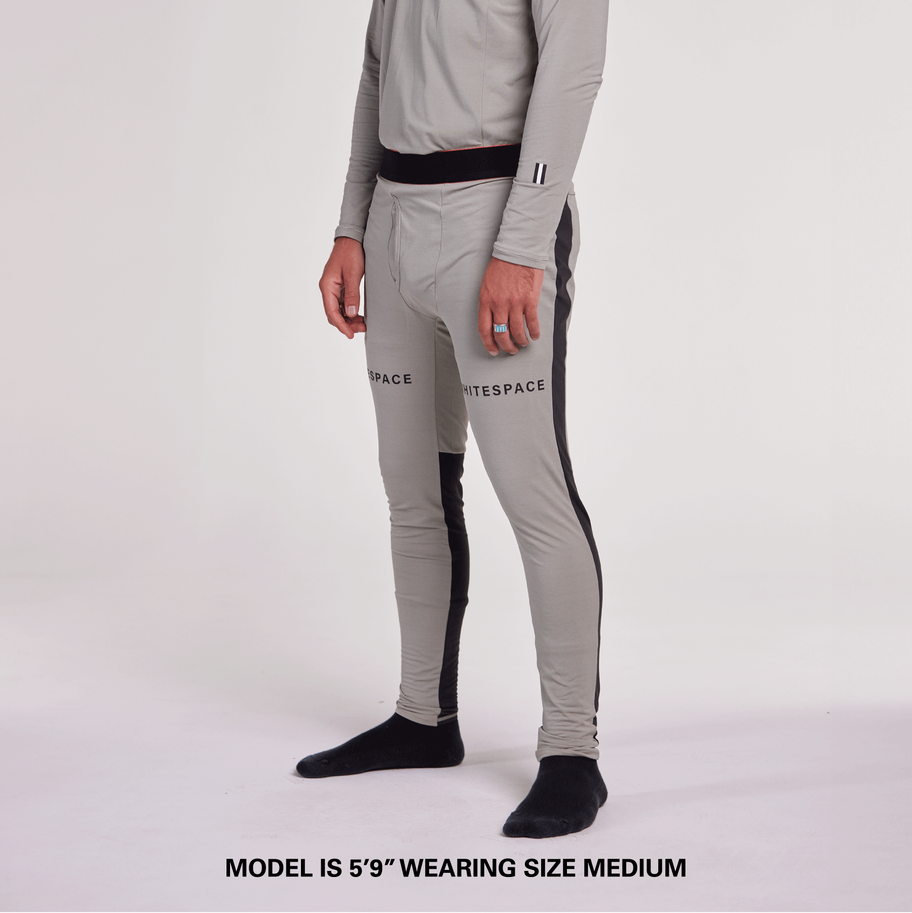 Graphene Midweight Baselayer Bottom - Fog Khaki-Goodwynn&#39;sGoodwynn&#39;s