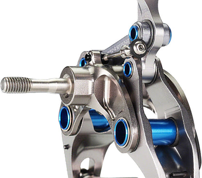 Cane Creek eeBrake Magnum Limited Edition Road Caliper Brake Set - Regular Mount Gunmetal Gray/Blue