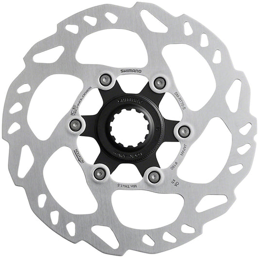 Shimano SLX SM-RT70-SI Disc Brake Rotor - 160mm Center Lock Silver-Goodwynn's