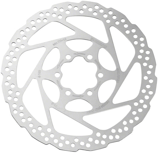 Shimano Deore SM-RT56-SP Disc Brake Rotor - 160mm 6-Bolt For Resin Pads Only Silver-Goodwynn's