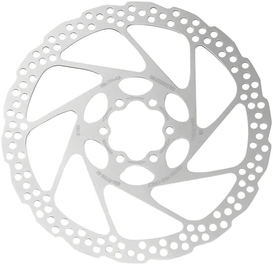 Shimano Deore SM-RT56-MP Disc Brake Rotor - 180mm 6-Bolt For Resin Pads Only Silver-Goodwynn's