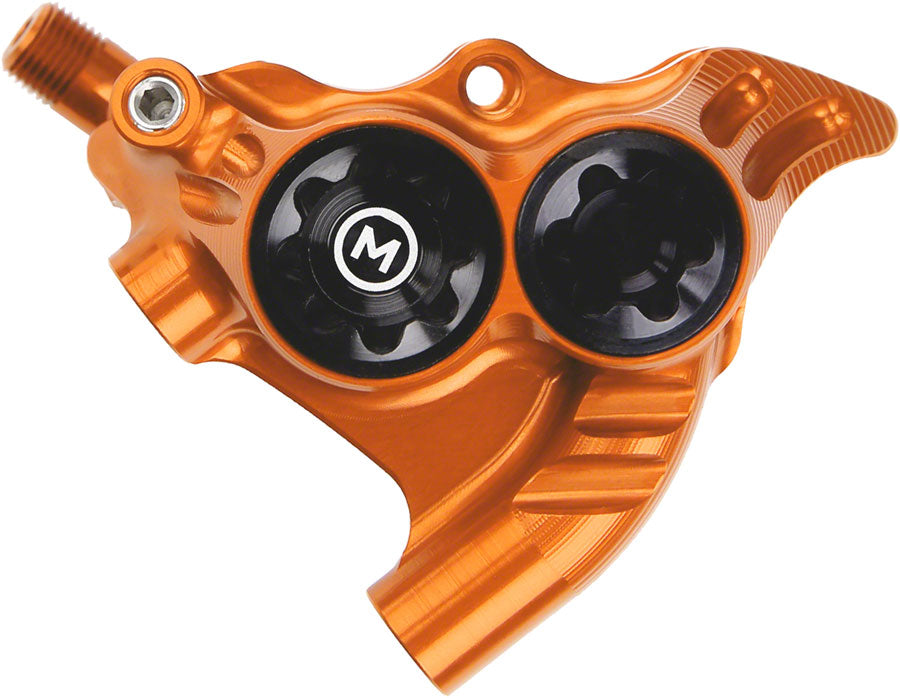 Hope RX4+ Disc Brake Caliper - Rear Flat Mount Direct +20mm Mineral Oil Orange