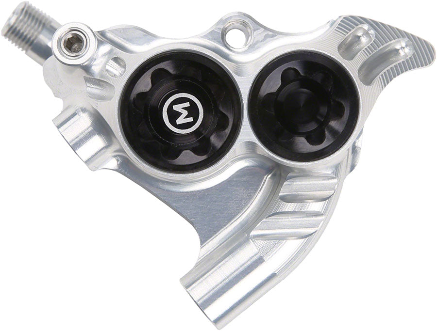 Hope RX4+ Disc Brake Caliper - Rear Flat Mount Direct +20mm Mineral Oil Silver