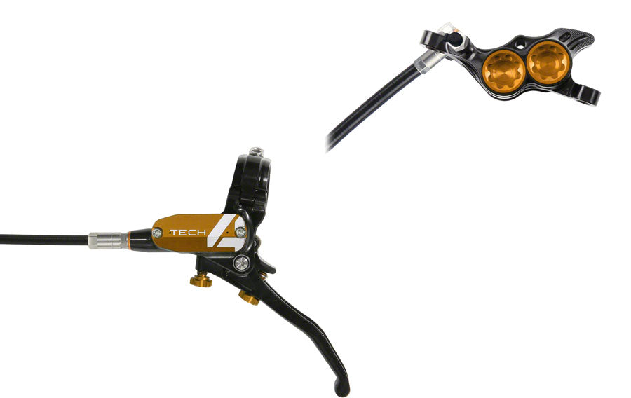 Hope Tech 4 E4 Disc Brake and Lever Set - Front Hydraulic Post Mount Bronze-Goodwynn&#39;sGoodwynn&#39;s