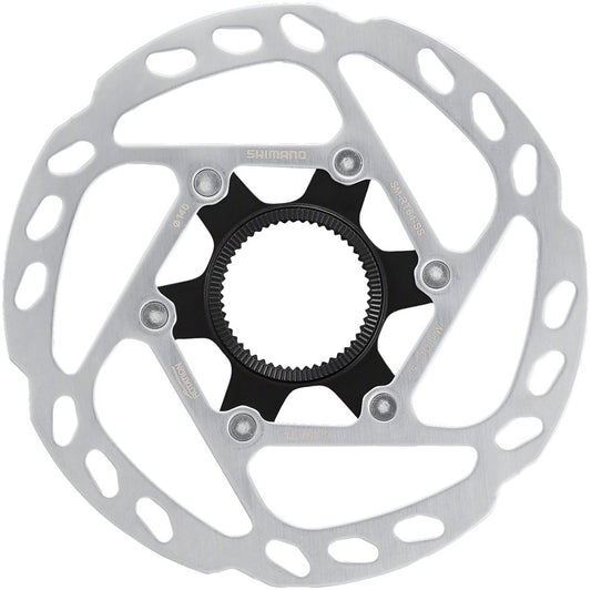 Shimano SM-RT64-SS Disc Brake Rotor External Lockring - 140mm Center Lock Silver-Goodwynn's