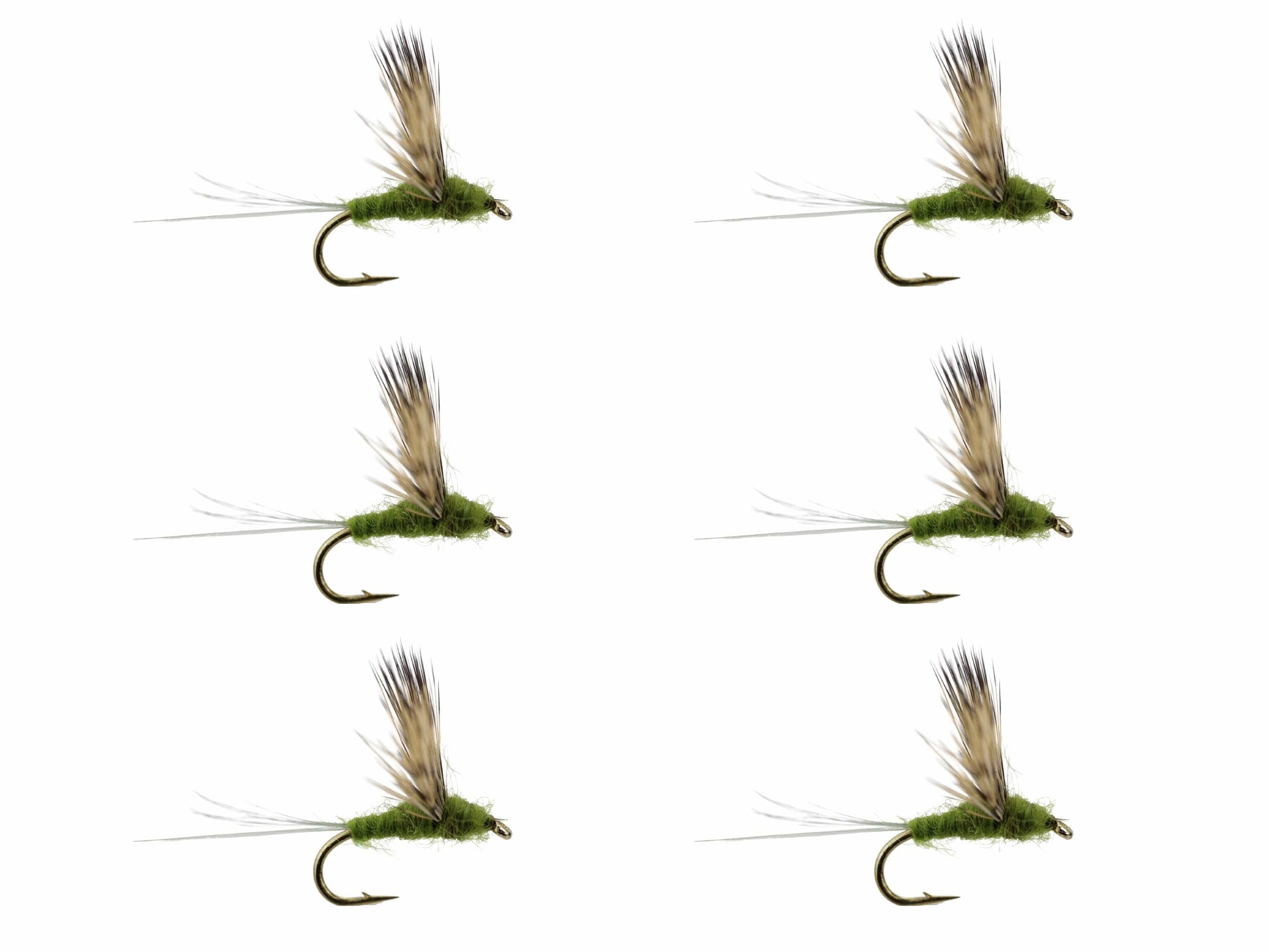 Wild Water Fly Fishing Baetis Comparadun, Size 16, Qty. 6-Goodwynn&#39;sGoodwynn&#39;s