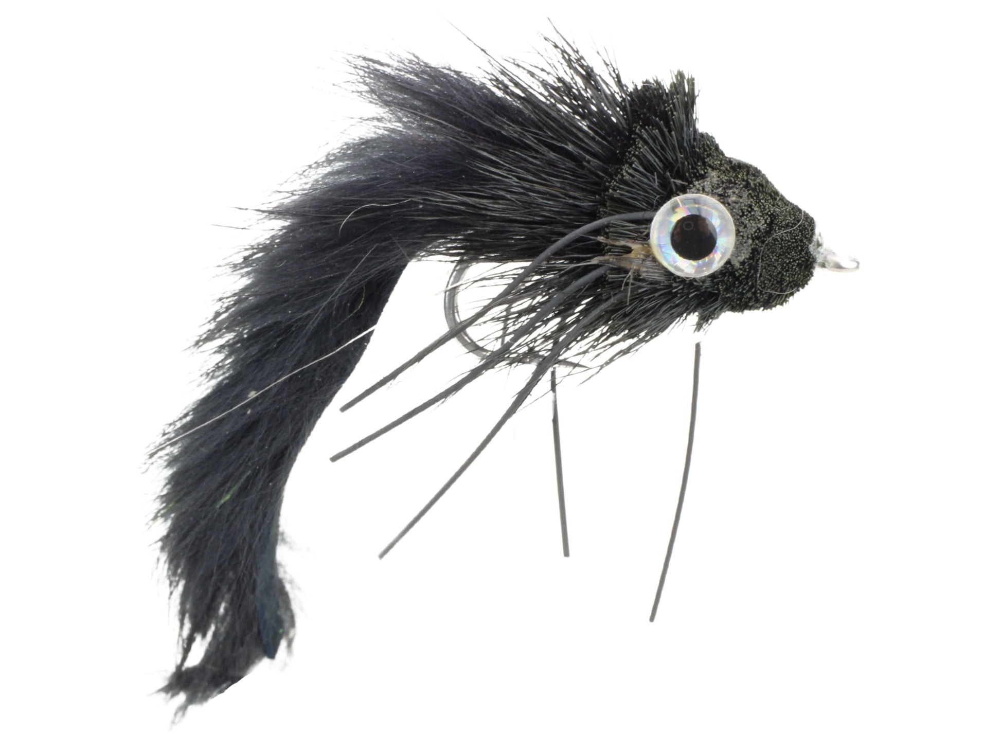 Wild Water Fly Fishing Black Rabbit Tail Diver, Size 1/0, Qty. 2-Goodwynn&#39;sGoodwynn&#39;s