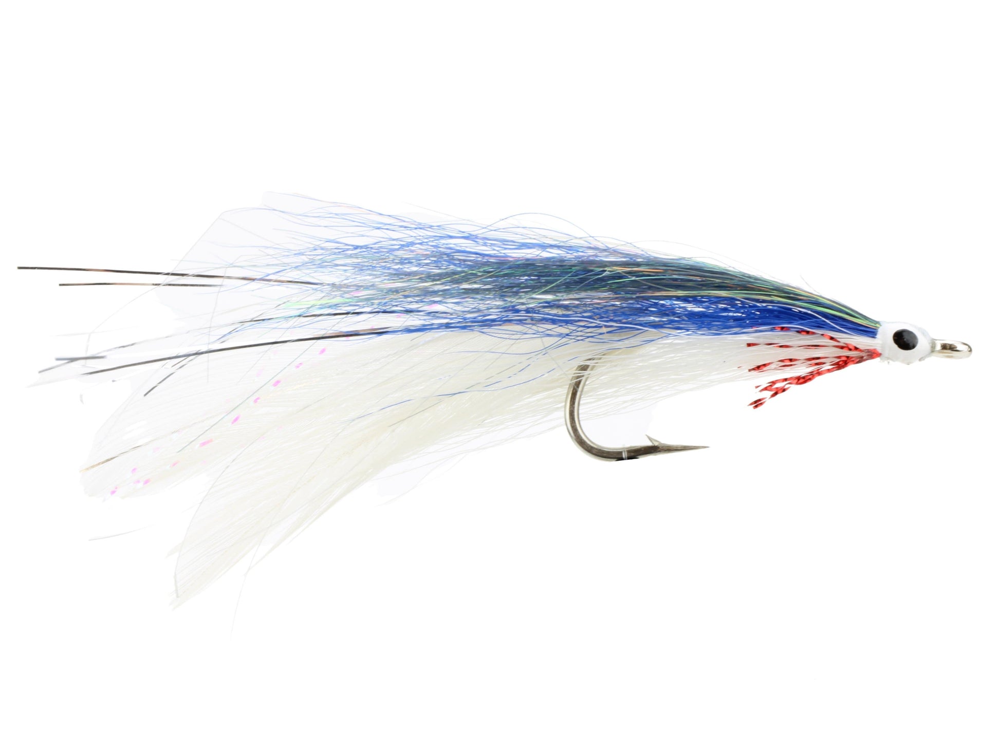 Wild Water Fly Fishing Blue, Red and White Deceiver, size 2/0, qty. 3-Goodwynn&#39;sGoodwynn&#39;s