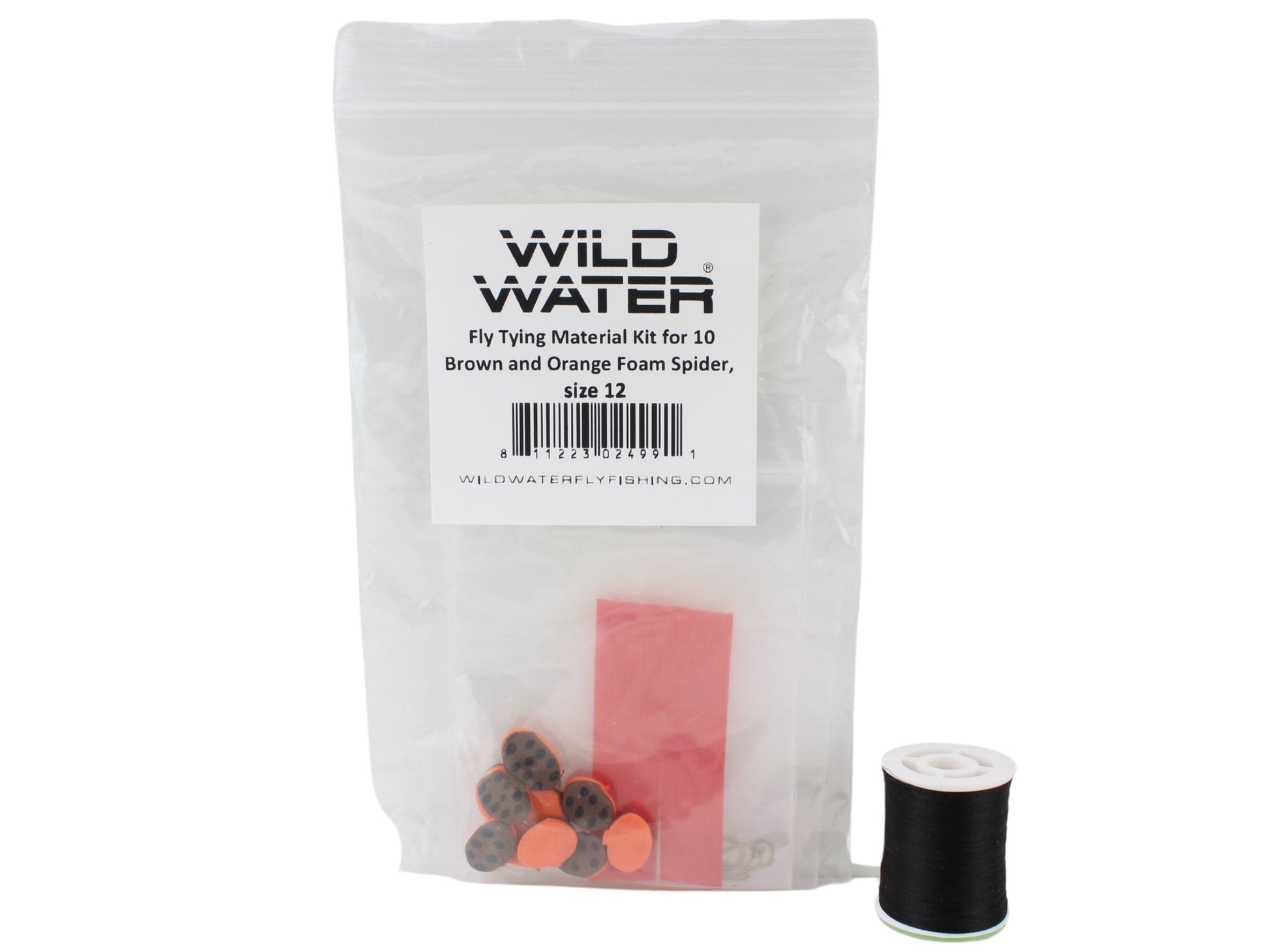 Wild Water Fly Fishing Fly Tying Material Kit, Brown and Orange Foam Spider-Goodwynn&#39;sGoodwynn&#39;s