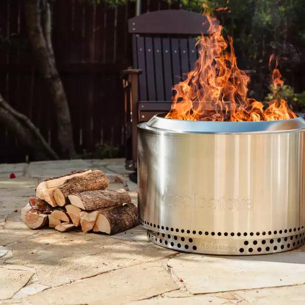 Solo Stove Bundle - Ranger/Bonfire/Yukon/Canyon 2.0 with Stand, Smokeless Fire Pit | Wood Burning Fireplaces with Removable Ash Pan, Portable Outdoor Firepit - Ideal for Camping & Outdoor Spaces, Stainless Steel-Goodwynn&#39;sGoodwynn&#39;s