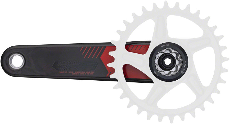 RaceFace Era Crankset - 160mm Direct Mount 136mm Spindle CINCH Interface Carbon Red