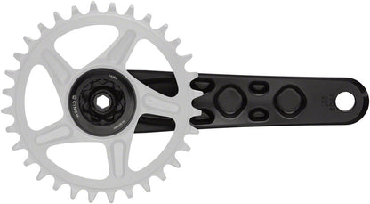 RaceFace Turbine Crankset - 160mm Direct Mount 143mm Spindle CINCH Interface 7050 Aluminum BLK