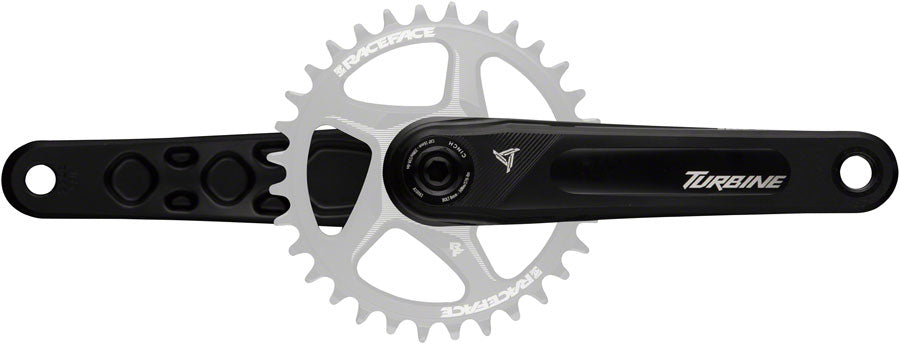 RaceFace Turbine Crankset - 160mm Direct Mount 143mm Spindle CINCH Interface 7050 Aluminum BLK-Goodwynn&#39;sGoodwynn&#39;s