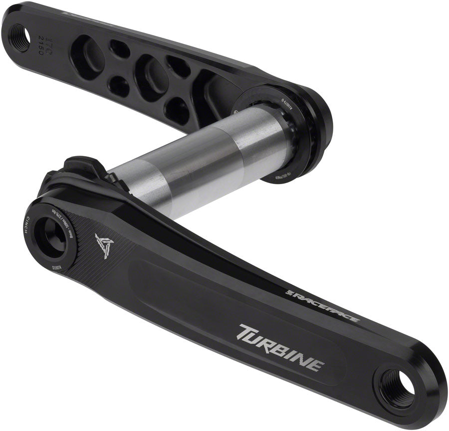 RaceFace Turbine Crankset - 160mm Direct Mount 143mm Spindle CINCH Interface 7050 Aluminum BLK-Goodwynn&#39;sGoodwynn&#39;s