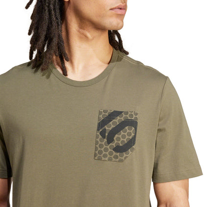 Five Ten Botb T-Shirt - Olive Strata Mens Large