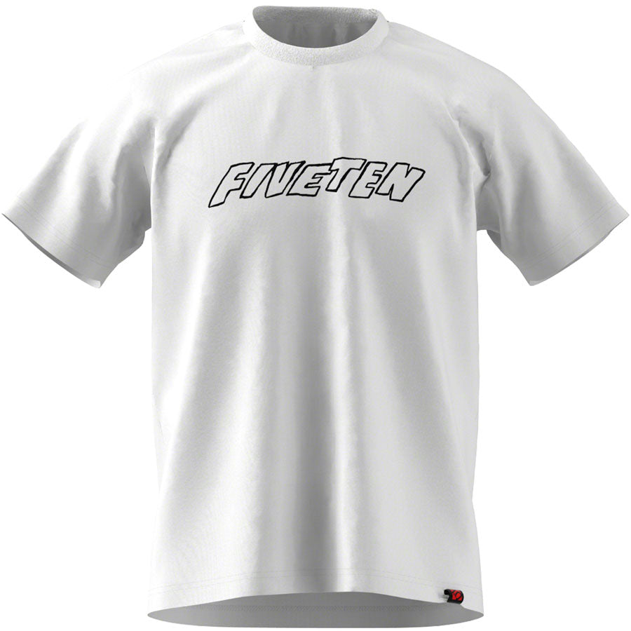 Five Ten Logo T-Shirt - White Small-Goodwynn&#39;sGoodwynn&#39;s