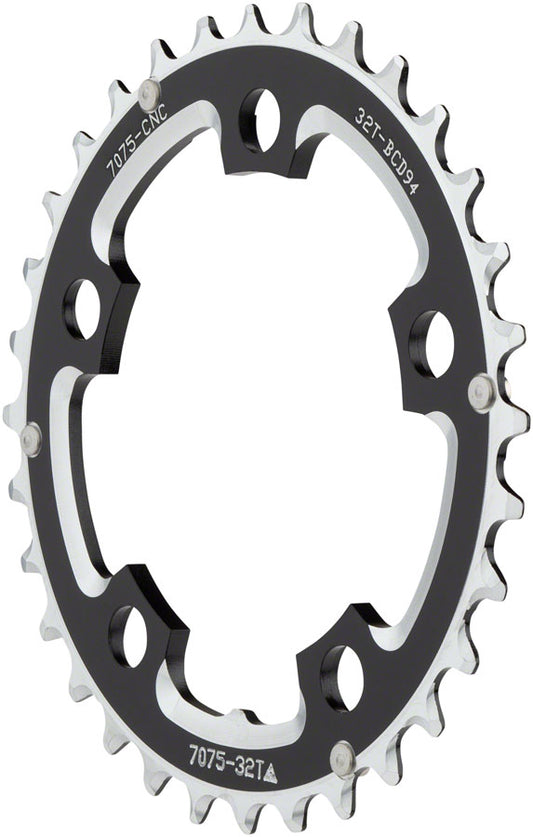 MSW Multi Speed 32t x 94mm Middle Chainring Black-Goodwynn's