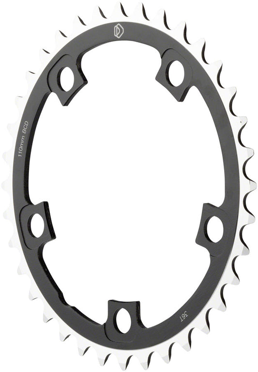 MSW Multi Speed 34t x 110mm Middle Chainring Black-Goodwynn's