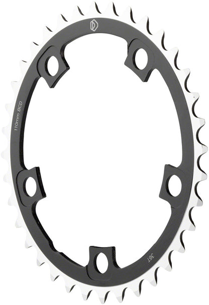 MSW Multi Speed 36t x 110mm Middle Chainring Black