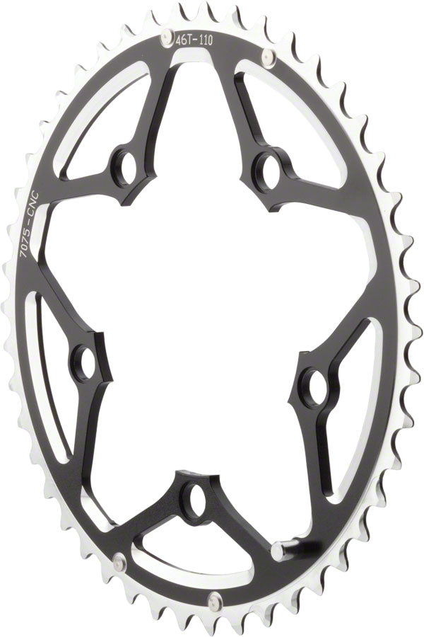 MSW Multi Speed 46t x 110mm Outer Chainring Black-Goodwynn&#39;sGoodwynn&#39;s