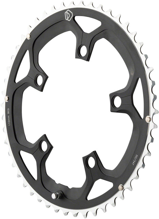 MSW Multi Speed 50t x 110mm Outer Chainring Black-Goodwynn's