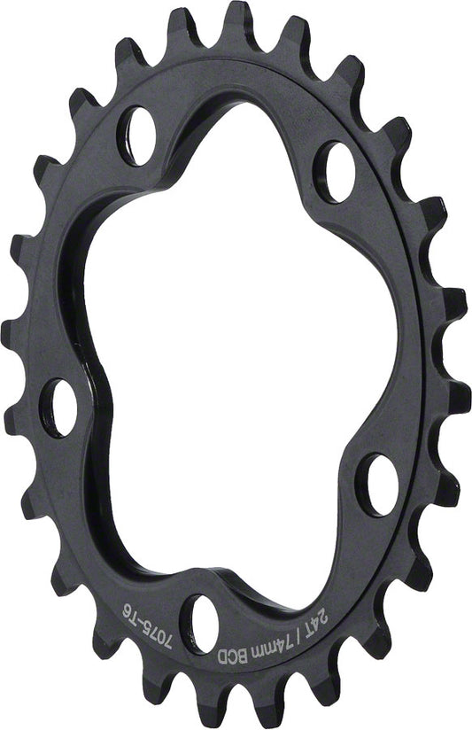 MSW Chainring - 30T 74mm BCD Inner Black-Goodwynn's