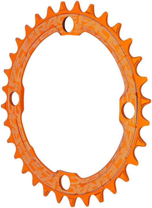 RaceFace 1x Narrow Wide Chainring - 36t 104 BCD 10-12 Speed 7075 Aluminum Orange-Goodwynn's