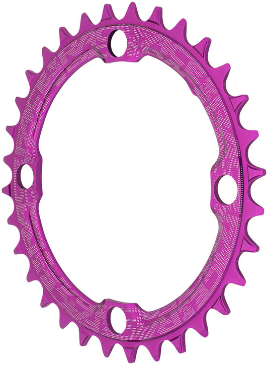 RaceFace 1x Narrow Wide Chainring - 36t 104 BCD 10-12 Speed 7075 Aluminum Purple-Goodwynn's