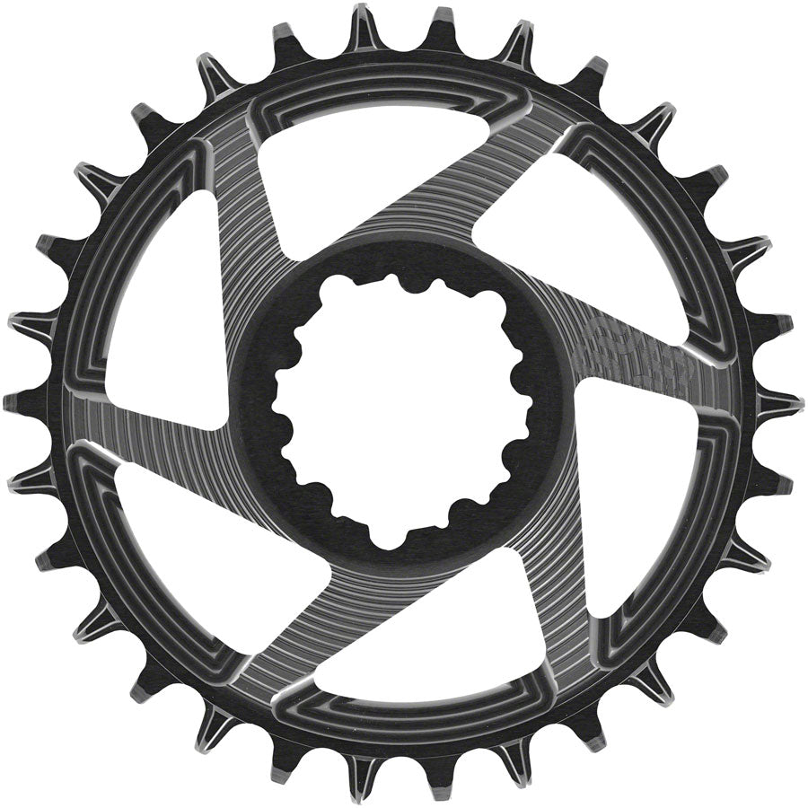 e*thirteen Helix R Chainring - 30t 11/12-Speed 3mm Offset SRAM 3-Bolt DM BLK-Goodwynn&#39;sGoodwynn&#39;s