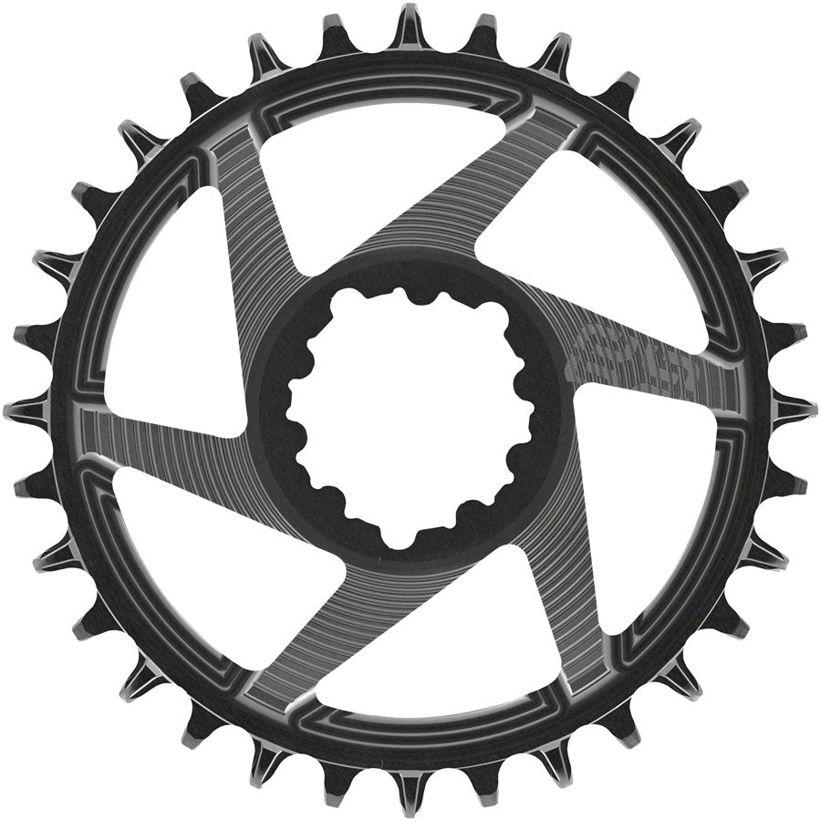 e*thirteen Helix R Chainring - 32t 11/12-Speed 3mm Offset SRAM 3-Bolt DM BLK