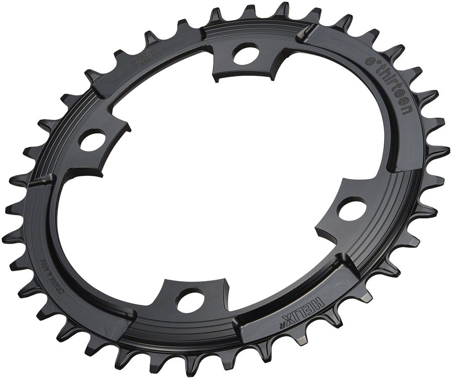 e*thirteen Helix R 107 BCD 4-Bolt Chainring - 40t 11/12-Speed 107BCD Black