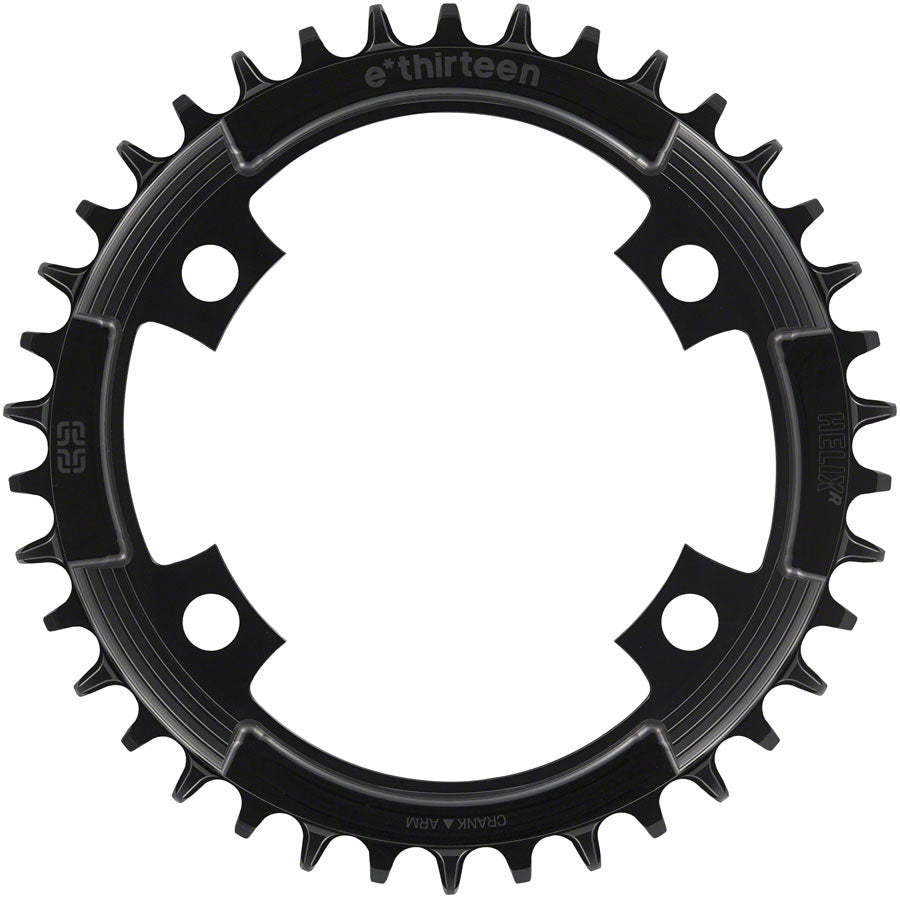 e*thirteen Helix R 107 BCD 4-Bolt Chainring - 40t 11/12-Speed 107BCD Black-Goodwynn&#39;sGoodwynn&#39;s