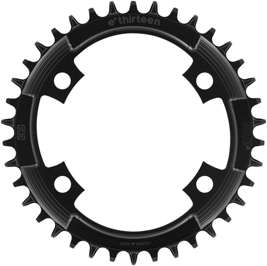 e*thirteen Helix R 107 BCD 4-Bolt Chainring - 40t 11/12-Speed 107BCD Black-Goodwynn's