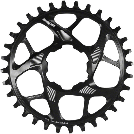 Hope Spiderless Retainer Chainring - 28t Hope Direct Mount R22 Black-Goodwynn's