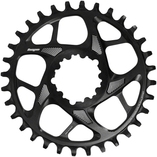 Hope Spiderless Retainer Chainring - 28t SRAM Direct Mount 3mm Offset R22 BLK-Goodwynn's