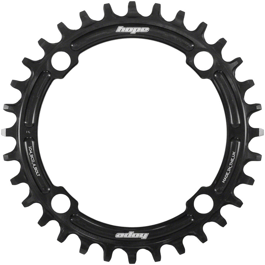 Hope Retainer Chainring - 34t 104 BCD R22 Black