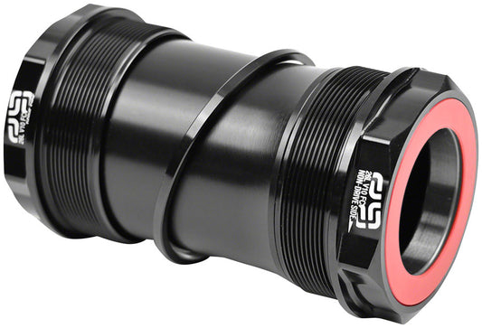 e*thirteen T47 Threaded Bottom Bracket - 68/73mm For 30mm Spindle Black-Goodwynn's