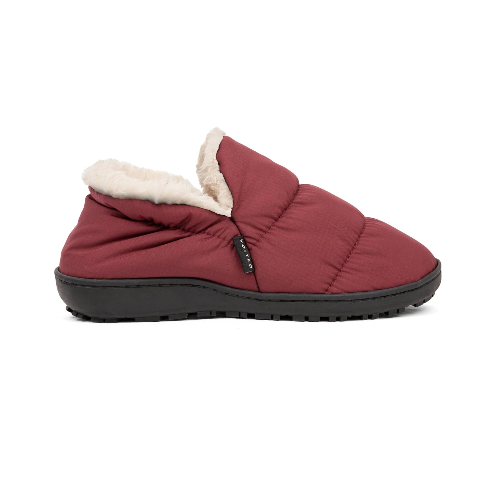 VOITED CloudTouch® Slippers - Lightweight, Indoor/Outdoor Fleece-Lined Camping Slippers - Burgundy-Goodwynn&#39;sGoodwynn&#39;s