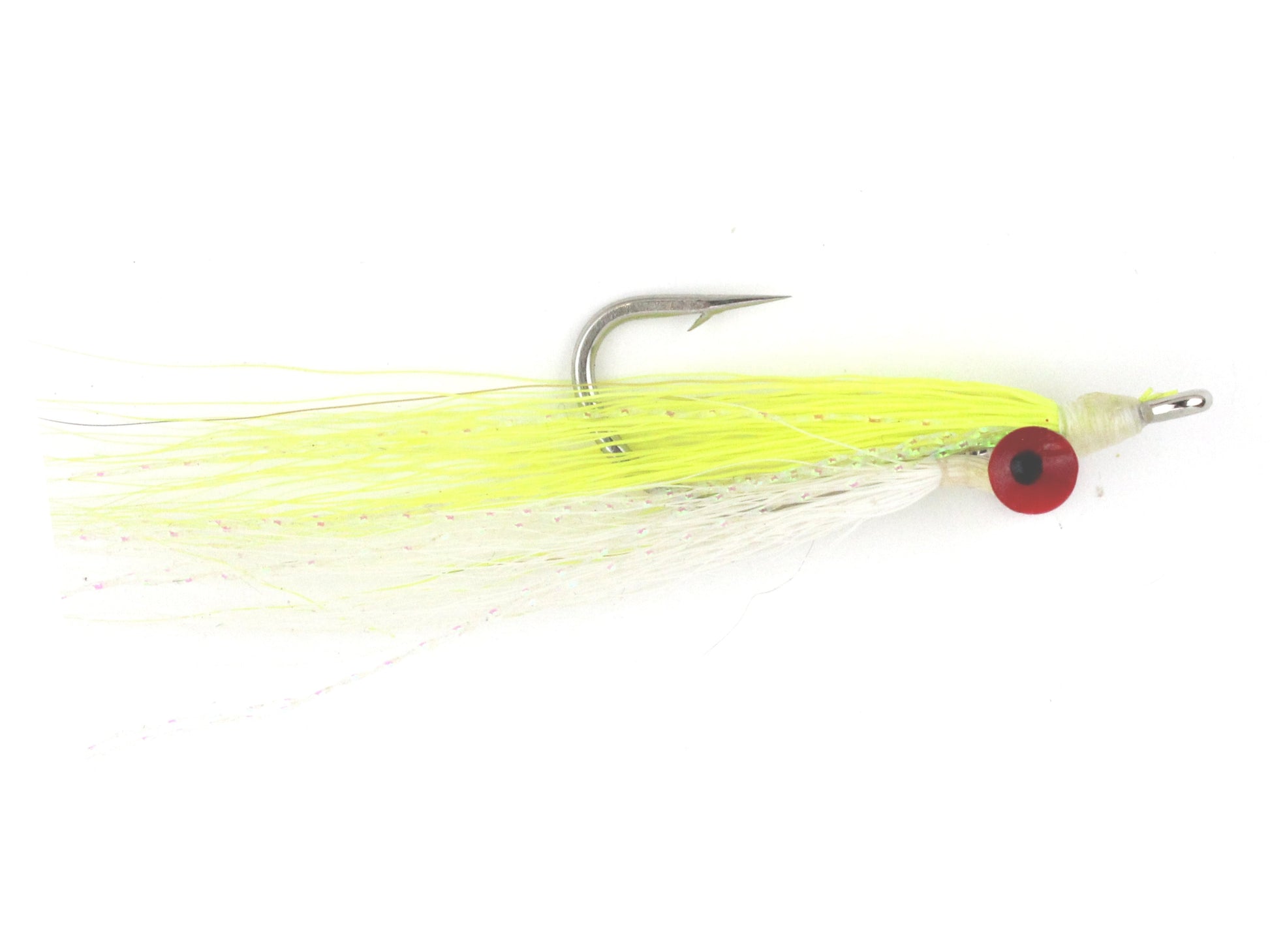 Wild Water Fly Fishing Chartreuse Clouser Minnow size 1/0 qty 6-Goodwynn&#39;sGoodwynn&#39;s