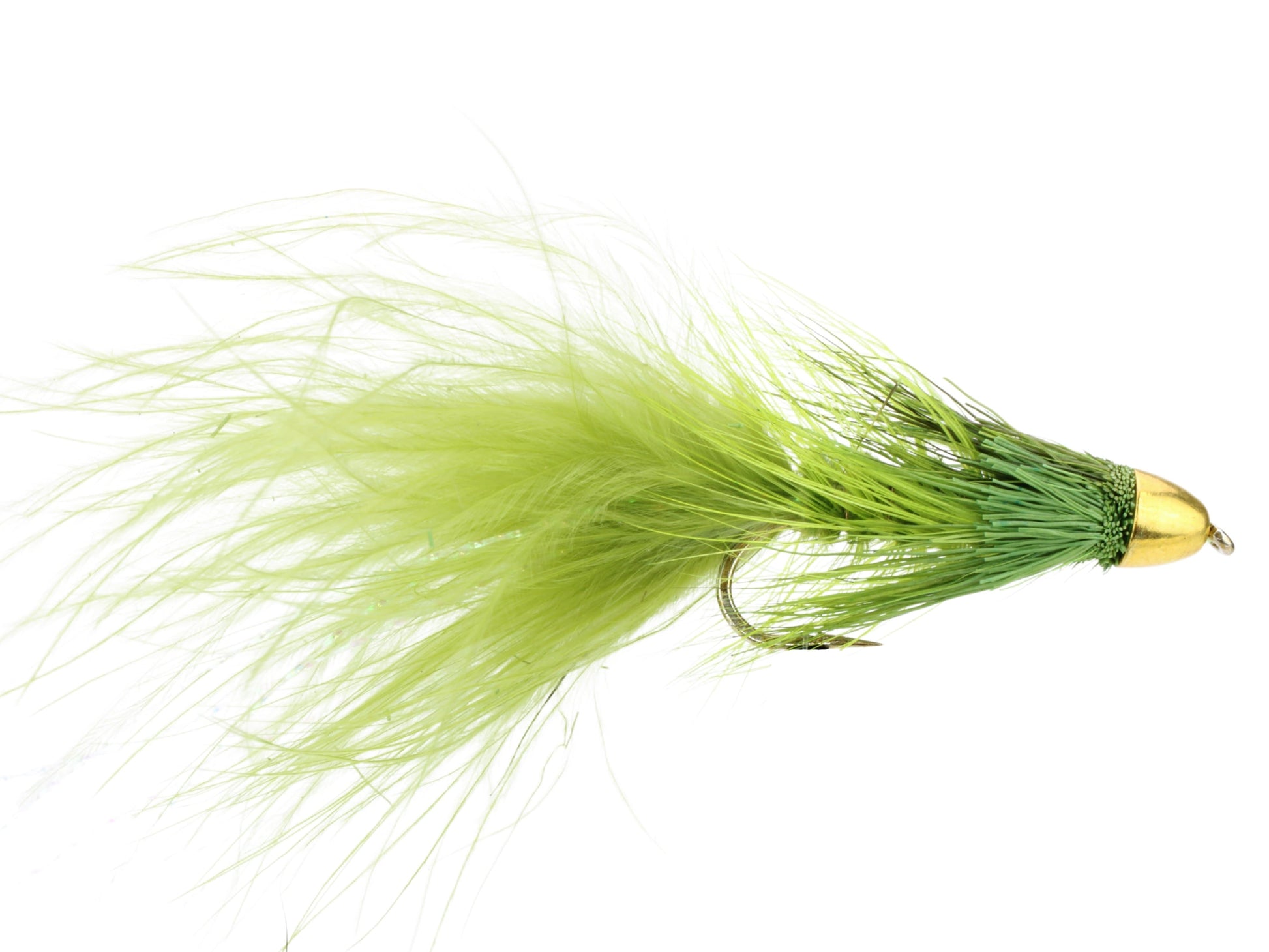 Wild Water Fly Fishing Cone Head Olive Wooly Bugger, Size 6, Qty. 4-Goodwynn&#39;sGoodwynn&#39;s