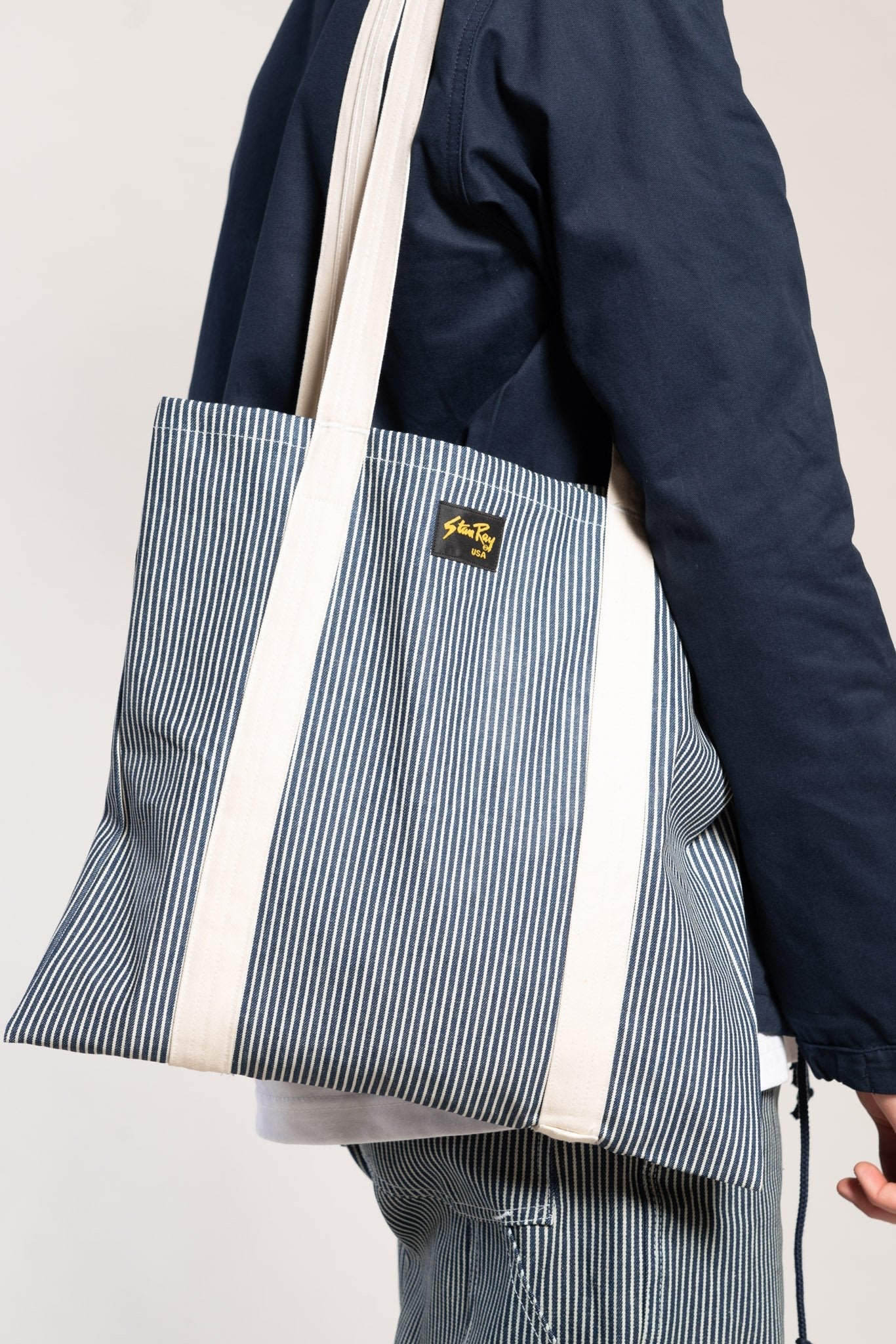 9075 TOTE BAG HICKORY STRIPE