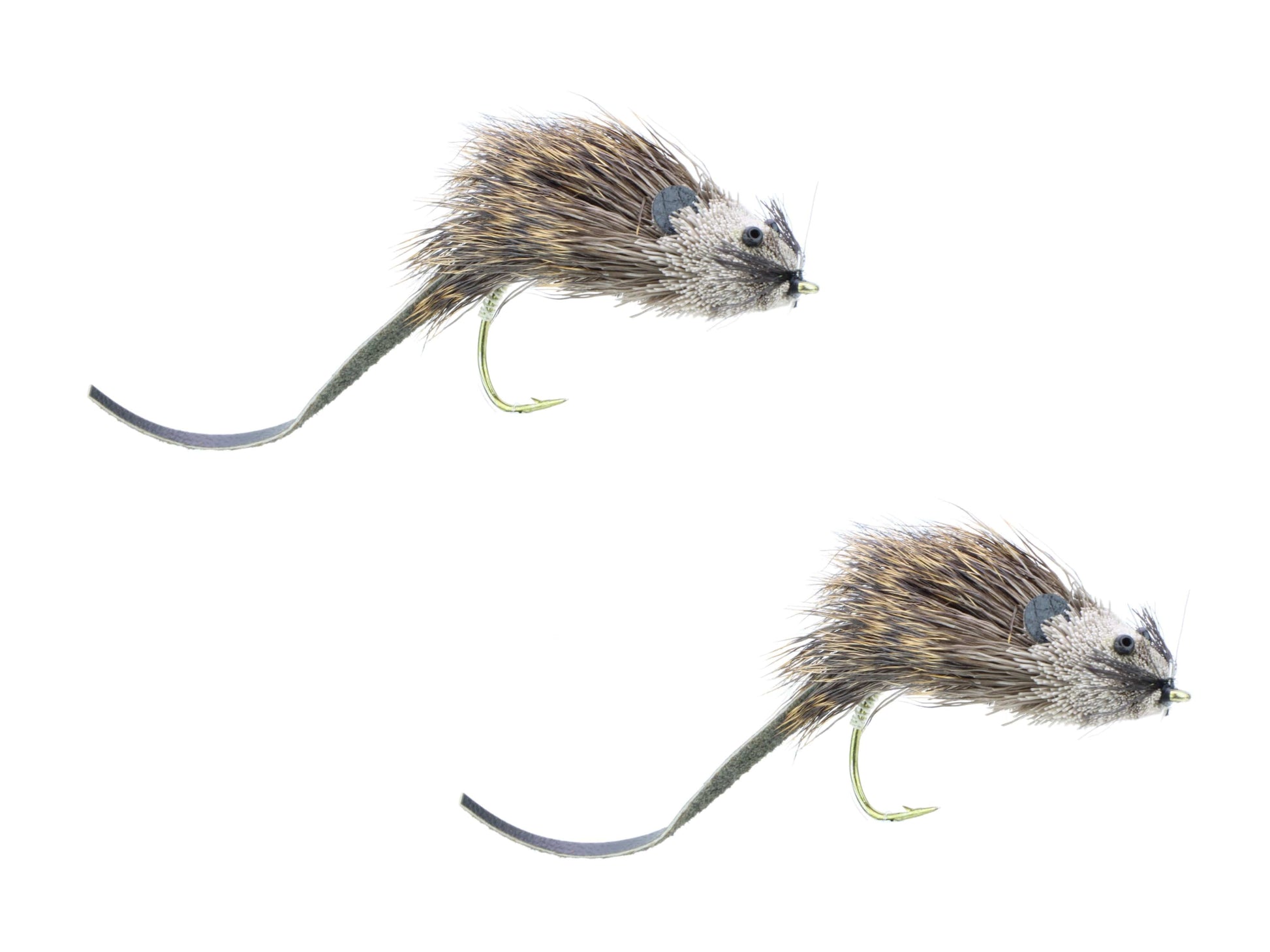 Wild Water Fly Fishing Deer Hair Mouse, Size 2, Qty. 2-Goodwynn&#39;sGoodwynn&#39;s