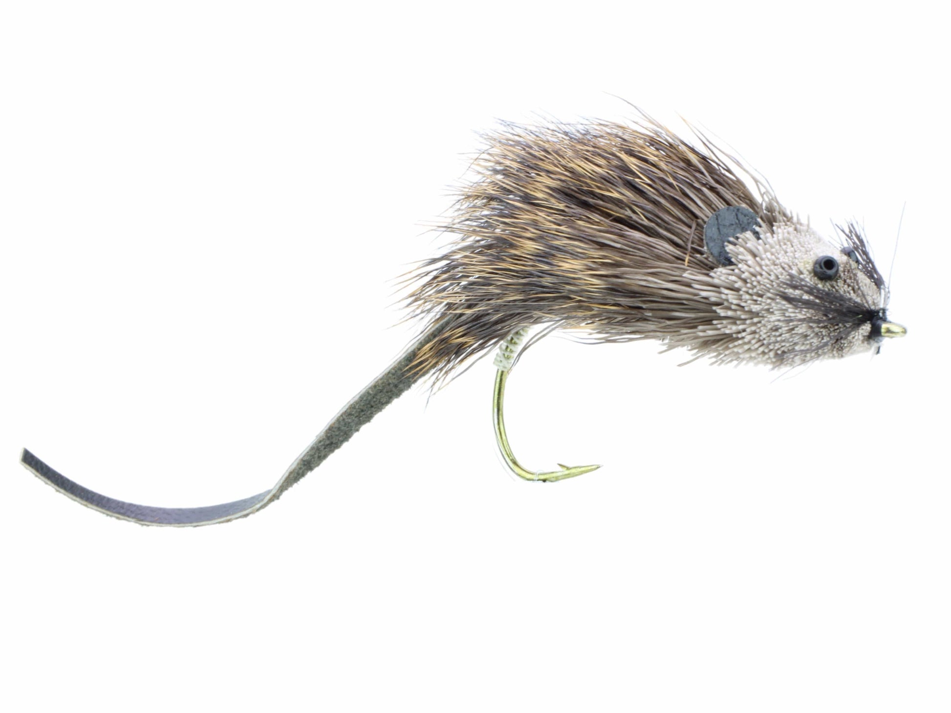 Wild Water Fly Fishing Deer Hair Mouse, Size 2, Qty. 2-Goodwynn&#39;sGoodwynn&#39;s