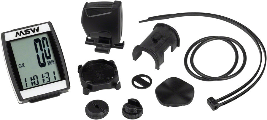 MSW Miniac Wireless Bike Computer - Wireless Black