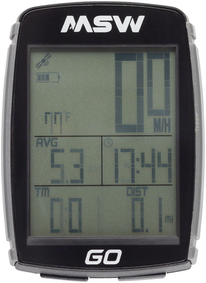 MSW Miniac GO GPS Bike Computer - GPS Wireless