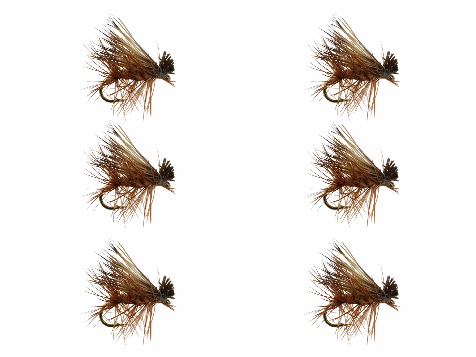 Wild Water Fly Fishing Tan Elk Caddis, Size 14, Qty. 6-Goodwynn&#39;sGoodwynn&#39;s