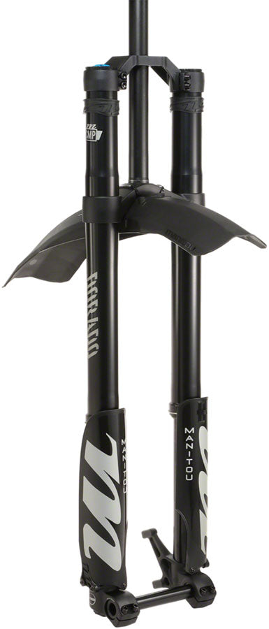 Manitou Dorado Comp Suspension Fork - 29" 203 mm 20 x 110 mm 57 mm Offset Straight Steerer BLK Gen 2