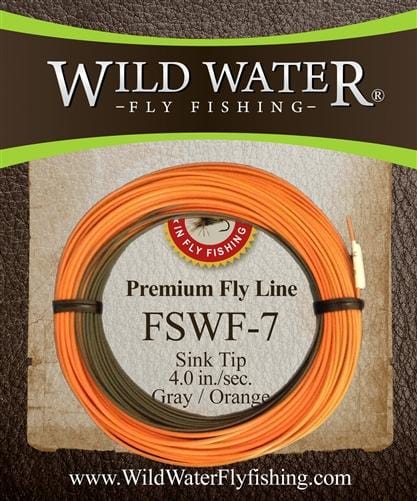 Wild Water Fly Fishing Weight Forward 7 Sinking Tip Fly Line-Goodwynn&#39;sGoodwynn&#39;s