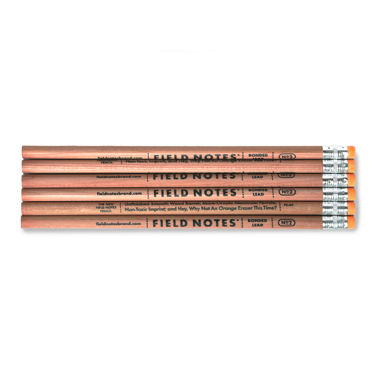 NO. 2 Woodgrain Pencil 6-PACK