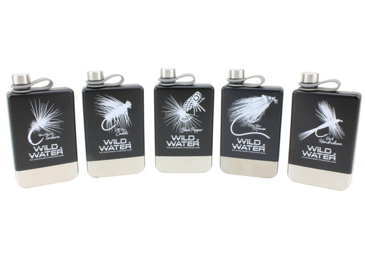 Wild Water Fly Fishing Stainless Steel Flask-Goodwynn's